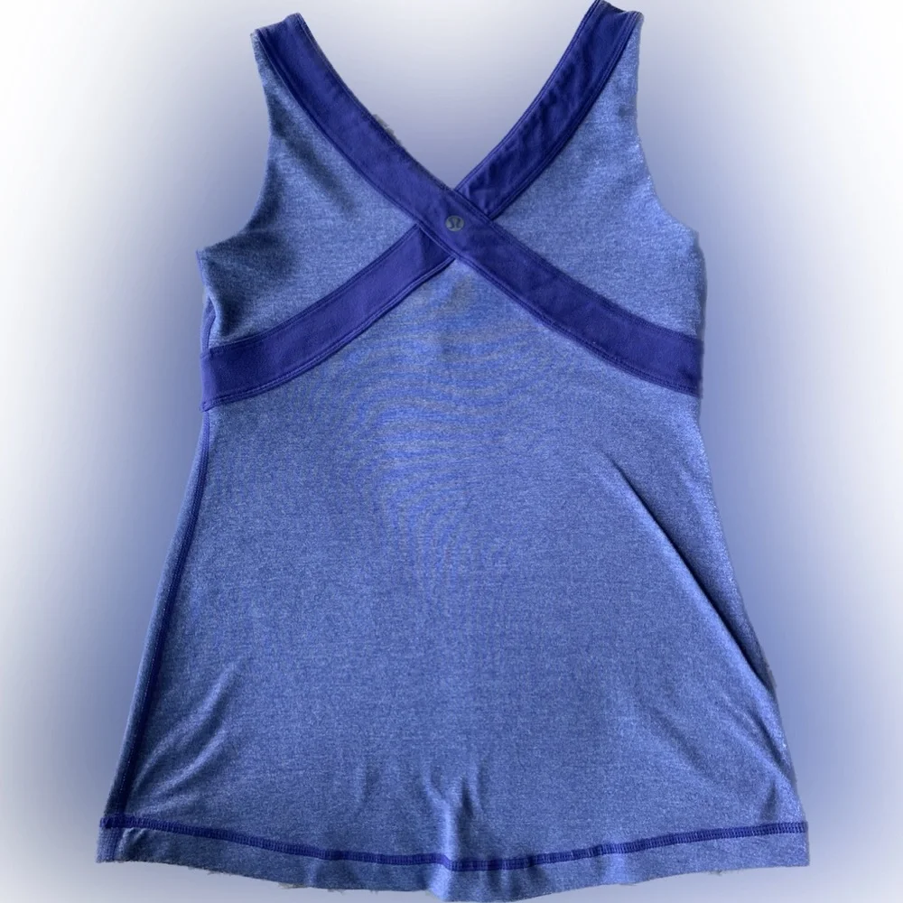 Lululemon Purple Wrap Tank - Picture 3 of 7